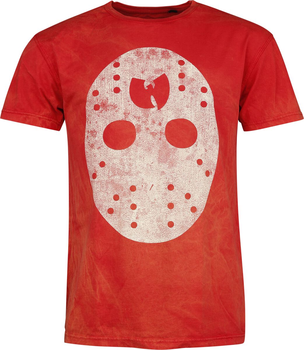 Wu-Tang Clan T-Shirt - Mask - S to 4XL - for Men - red - 100% cotton T-Shirts Band Merchandise