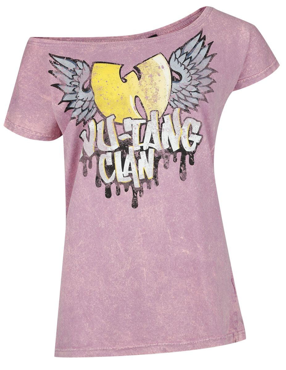 Wu-Tang Clan T-Shirt - Wings - S to 3XL - for Women - lilac - 100% cotton T-Shirts Band Merchandise