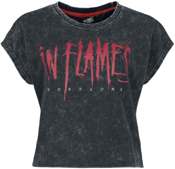In Flames T-Shirt - EMP Signature Collection - XS to 3XL - for Women - grey - 100% cotton T-Shirts Band Merchandise - Image 1