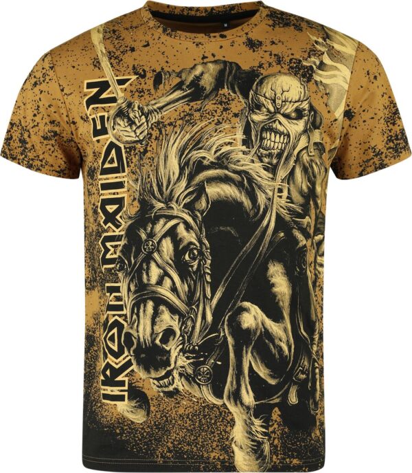 Iron Maiden T-Shirt - EMP Signature Collection - M to 3XL - for Men - brown-black - 100% cotton T-Shirts Band Merchandise - Image 1
