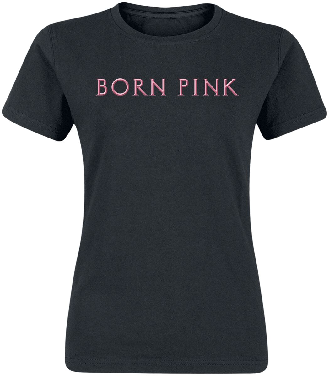 Blackpink T-Shirt - Born Pink - L to XL - for Women - black - 100% cotton T-Shirts Band Merchandise