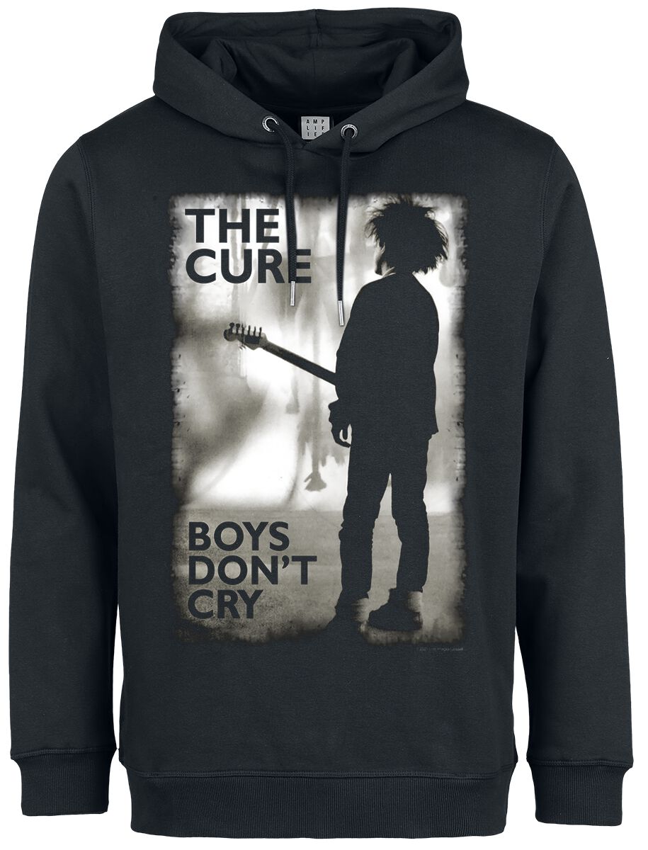 The Cure Hooded sweater - Amplified Collection - Boys Don't Cry - S to 3XL - for Men - black - 70% cotton, 30% polyester Hooded sweaters & -jackets Band Merchandise