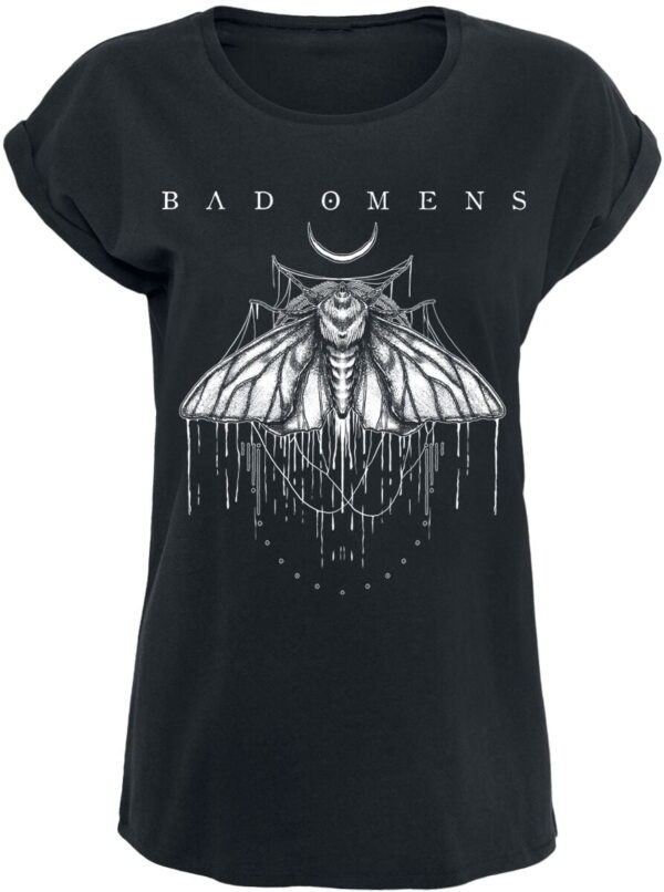 Bad Omens T-Shirt - Moth - S to 5XL - for Women - black - 100% cotton T-Shirts Band Merchandise - Image 1