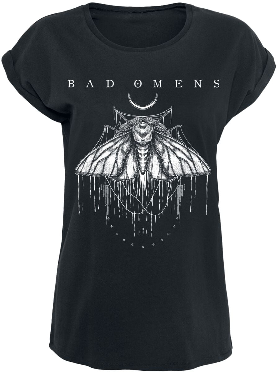 Bad Omens T-Shirt - Moth - S to 5XL - for Women - black - 100% cotton T-Shirts Band Merchandise