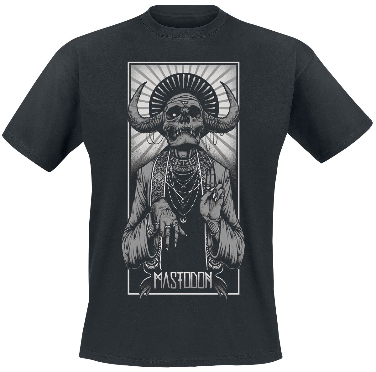 Mastodon T-Shirt - Orison - S to 4XL - for Men - black - 100% cotton T-Shirts Band Merchandise