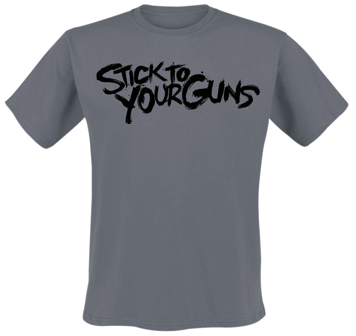 Stick To Your Guns T-Shirt - Logo - S to XXL - for Men - charcoal - 100% cotton T-Shirts Band Merchandise