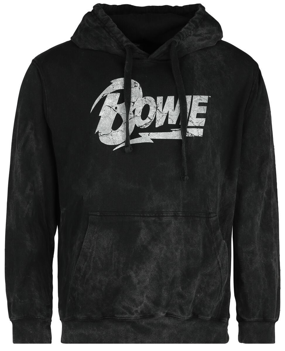 David Bowie Hooded sweater - Photo - S to XXL - for Men - black - 100% cotton Hooded sweaters & -jackets Band Merchandise