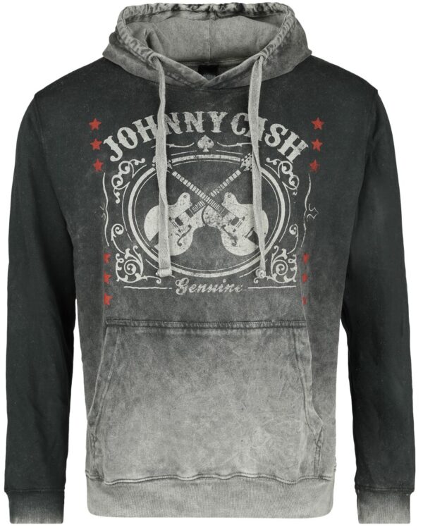 Johnny Cash Hooded sweater - Man In Black - S to XXL - for Men - dark grey - 100% cotton Hooded sweaters & -jackets Band Merchandise - Image 1