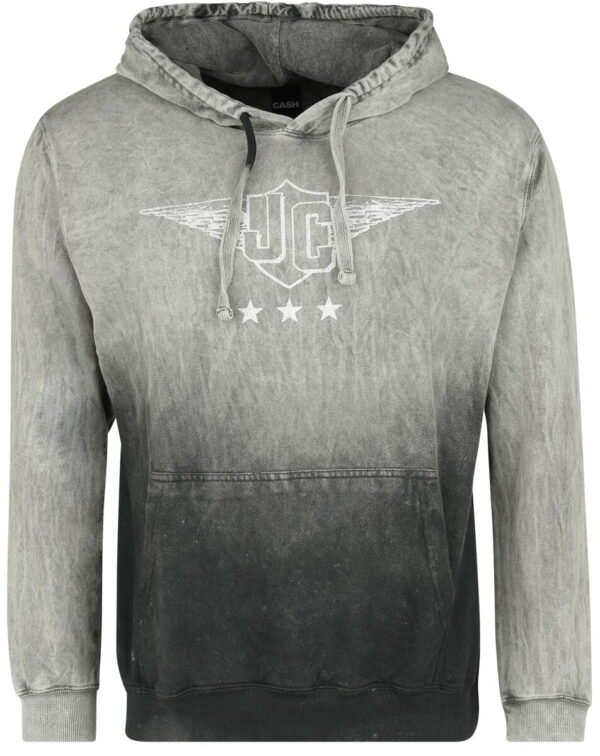 Johnny Cash Hooded sweater - American Rebel - S to XXL - for Men - black - 100% cotton Hooded sweaters & -jackets Band Merchandise - Image 1