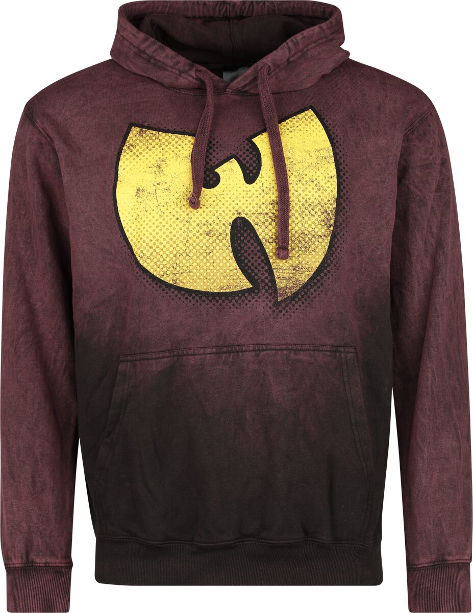 Wu-Tang Clan Hooded sweater - Logo - S to XXL - for Men - dark red - 100% cotton Hooded sweaters & -jackets Band Merchandise