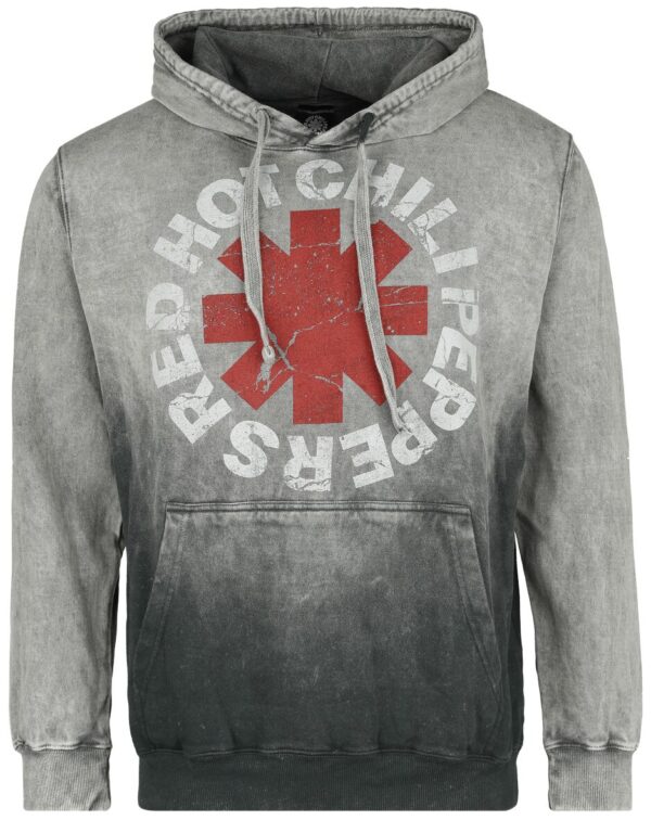 Red Hot Chili Peppers Hooded sweater - Crest - S to XXL - for Men - dark grey - 100% cotton Hooded sweaters & -jackets Band Merchandise - Image 1