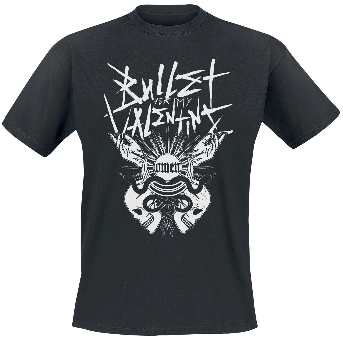 Bullet For My Valentine T-Shirt - Omen - S to 4XL - for Men - black - 100% cotton T-Shirts Band Merchandise