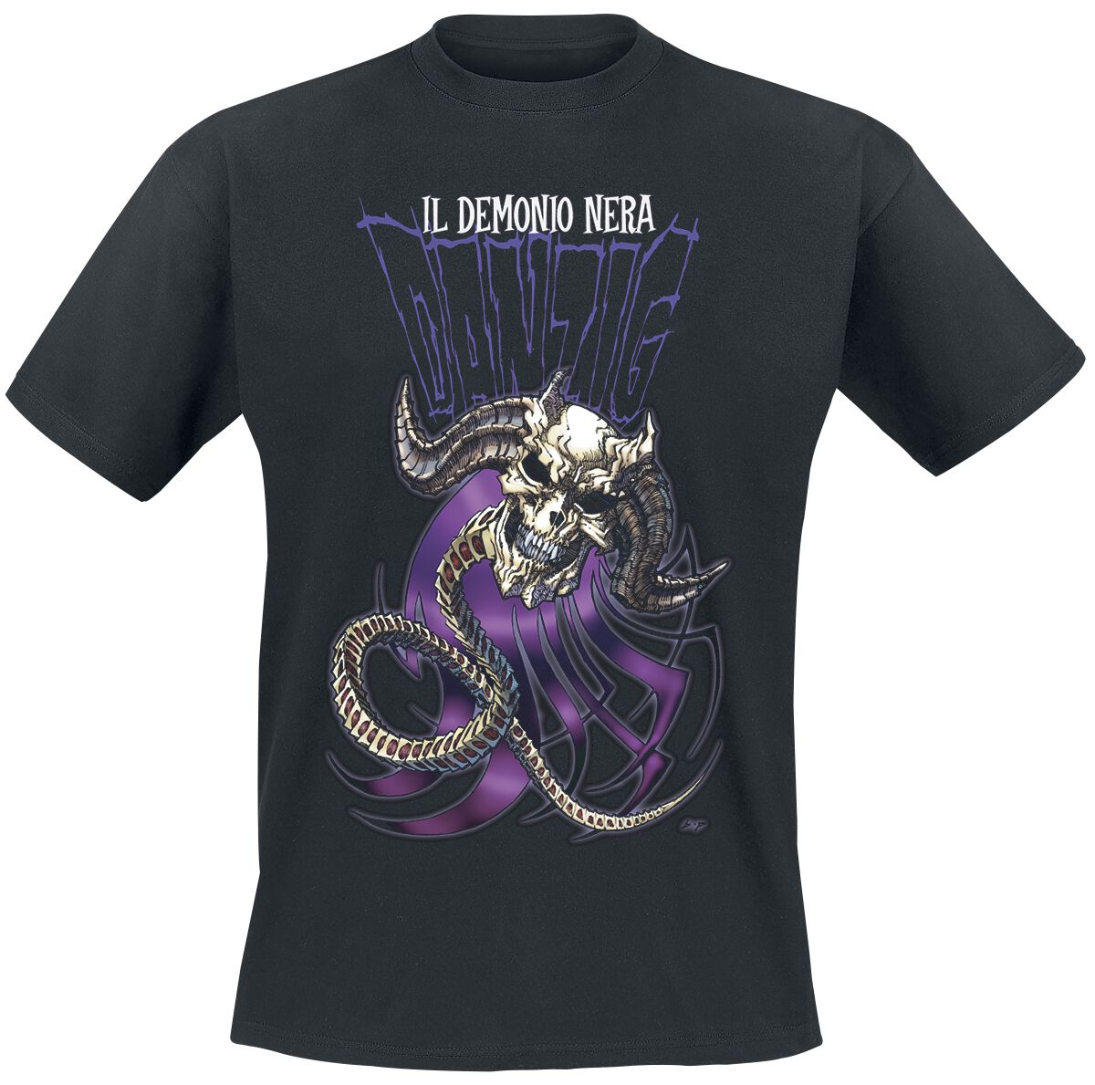 Danzig T-Shirt - Il Demonio Nera - S to XL - for Men - black - 100% cotton T-Shirts Band Merchandise