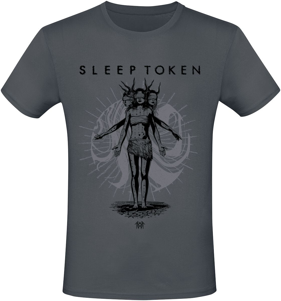 Sleep Token T-Shirt - Rain Ecru - L to XL - for Men - dark grey - 100% cotton T-Shirts Band Merchandise