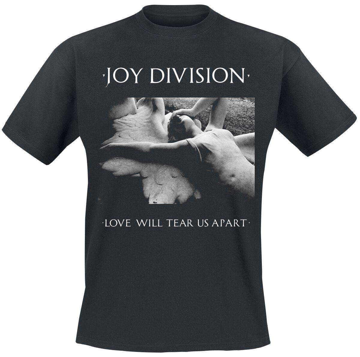 Joy Division T-Shirt - Love Will Tear Us Apart - S to XXL - for Men - black - 100% cotton T-Shirts Band Merchandise