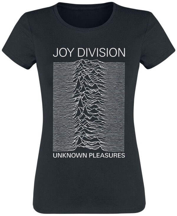 Joy Division T-Shirt - Stacked Unknown Pleasures - S to XXL - for Women - black - 100% cotton T-Shirts Band Merchandise - Image 1