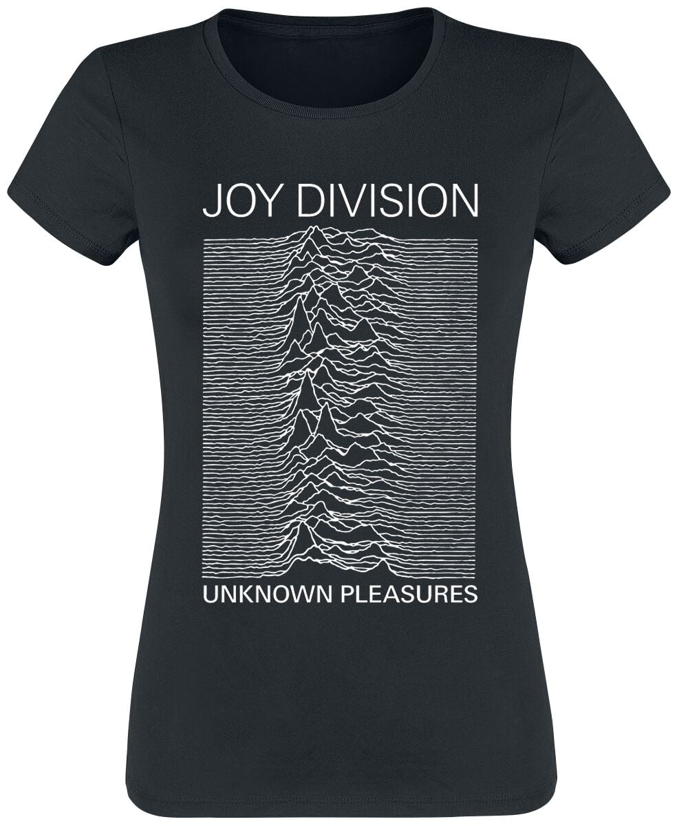 Joy Division T-Shirt - Stacked Unknown Pleasures - S to XXL - for Women - black - 100% cotton T-Shirts Band Merchandise