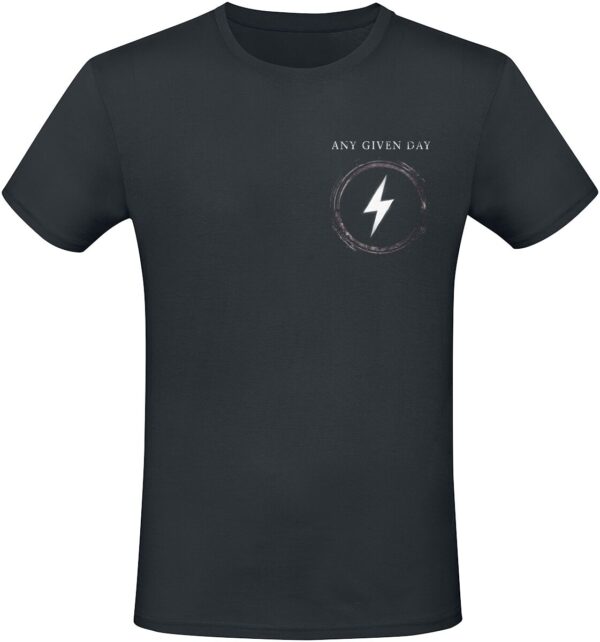 Any Given Day T-Shirt - Overpower - S to XXL - for Men - black - 100% cotton T-Shirts Band Merchandise - Image 1