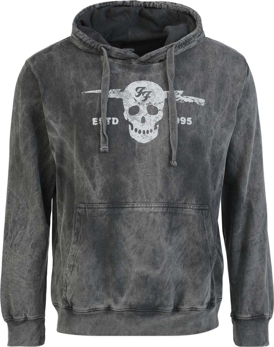 Foo Fighters Hooded sweater - Skull - S to XXL - for Men - black - 100% cotton Hooded sweaters & -jackets Band Merchandise