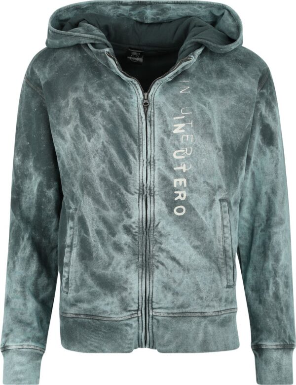 Nirvana Hooded zip - In Utero - S to XL - for Women - green - 100% cotton Hooded sweaters & -jackets Band Merchandise - Image 1