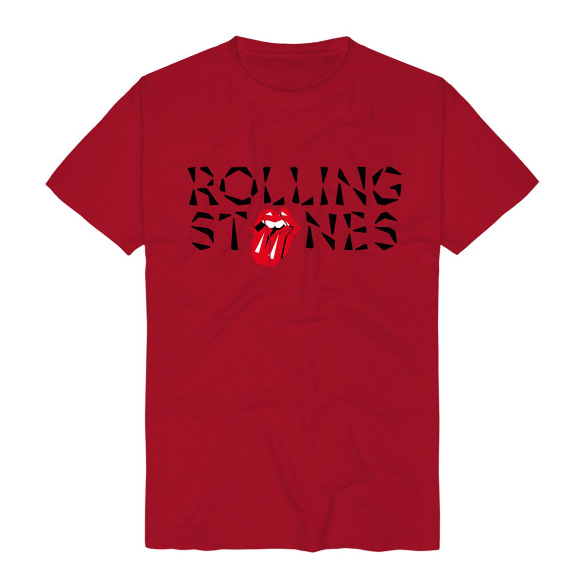 The Rolling Stones T-Shirt - Hackney Diamonds Shard Logo - S to XXL - for Men - red - 100% cotton T-Shirts Band Merchandise