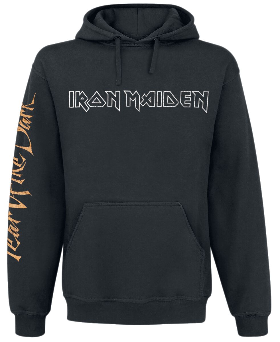 Iron Maiden Hooded sweater - Fear Of The Dark - S to XXL - for Men - black - 50% cotton, 50% polyester Hooded sweaters & -jackets Band Merchandise