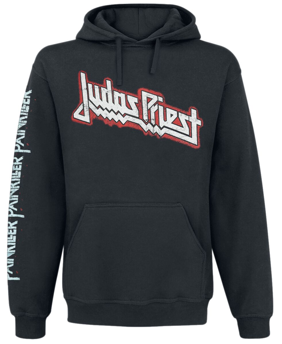 Judas Priest Hooded sweater - Painkiller - S to XL - for Men - black - 50% cotton, 50% polyester Hooded sweaters & -jackets Band Merchandise