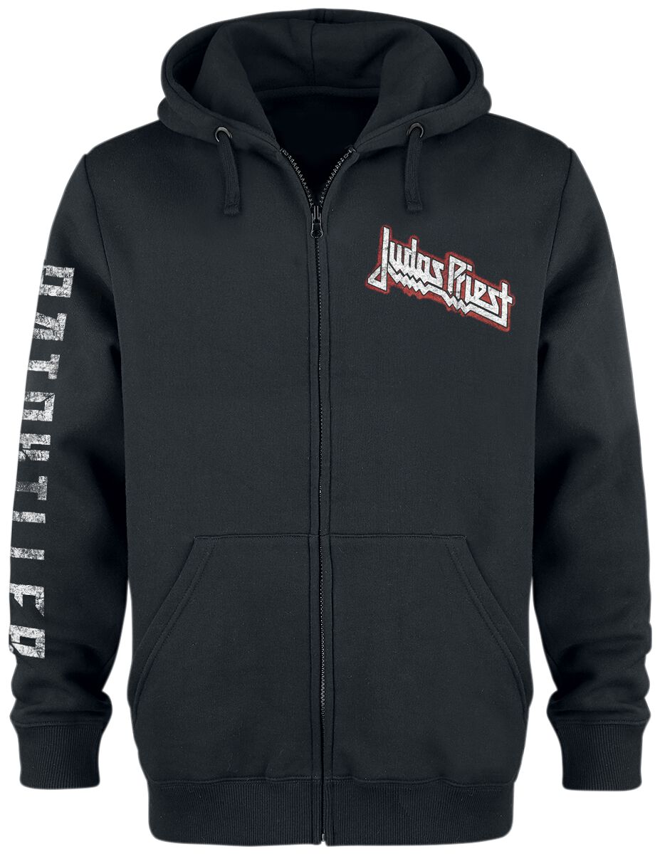 Judas Priest Hooded zip - Painkiller - S to L - for Men - black - 50% cotton, 50% polyester Hooded sweaters & -jackets Band Merchandise