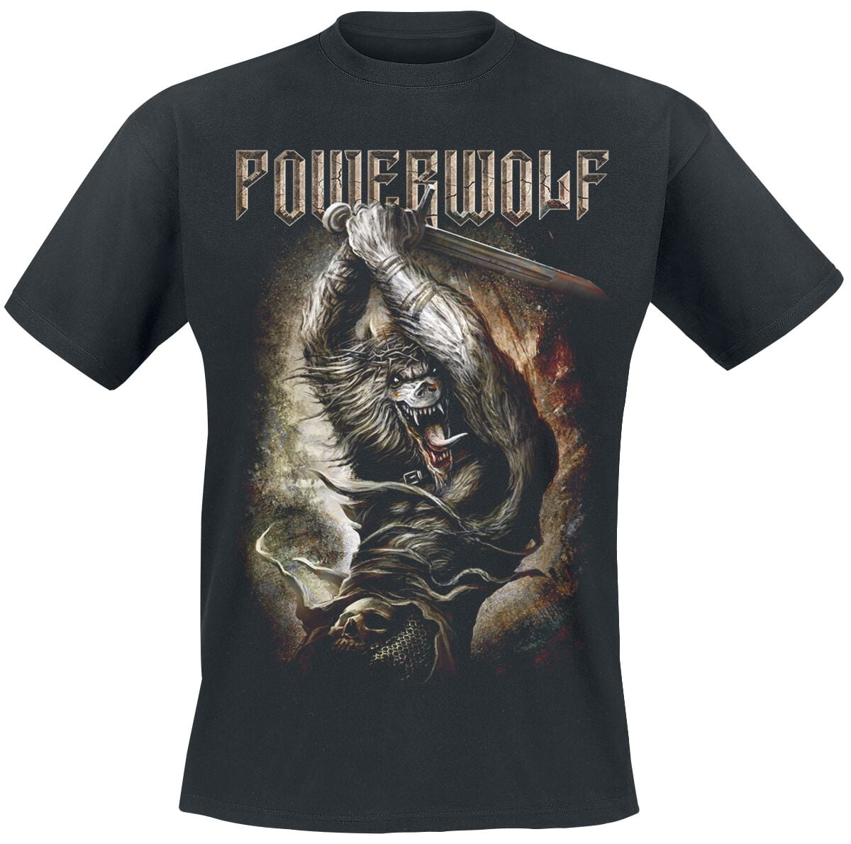 Powerwolf T-Shirt - Wolves Of War - S to 5XL - for Men - black - 100% cotton T-Shirts Band Merchandise