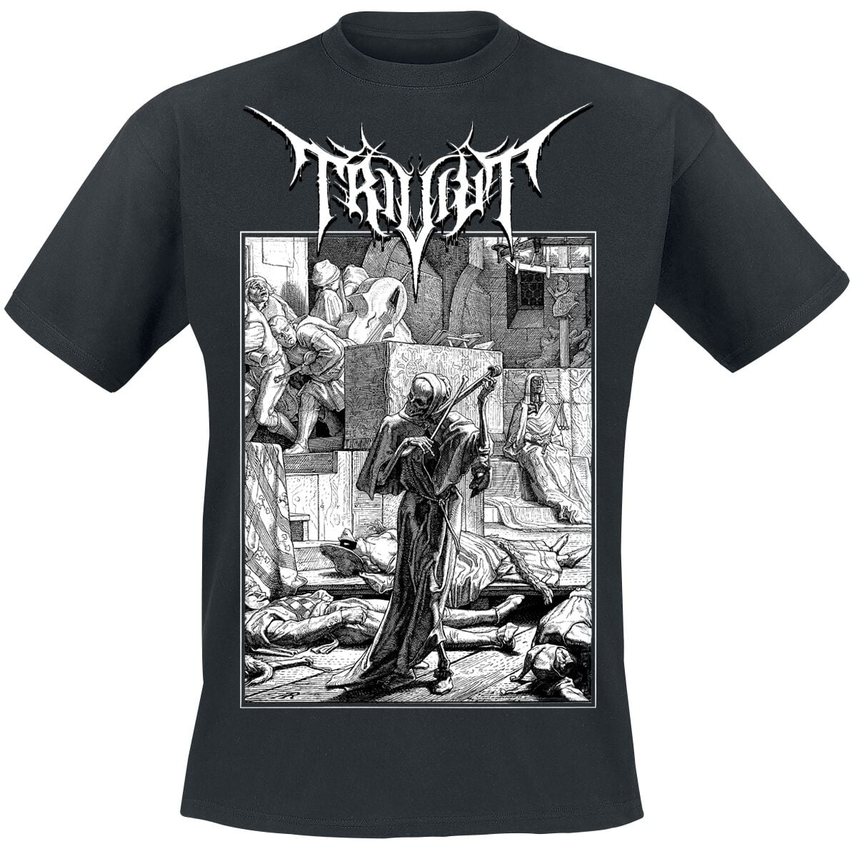 Trivium T-Shirt - Bone Violin - S to XXL - for Men - black - 100% cotton T-Shirts Band Merchandise