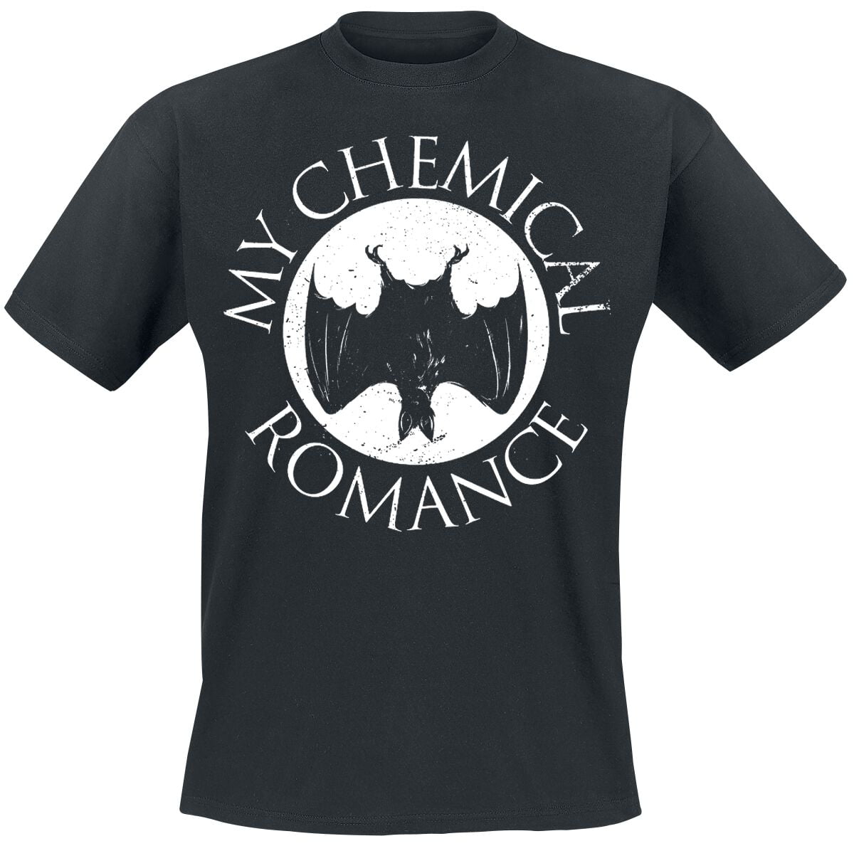 My Chemical Romance T-Shirt - Bat - S to XXL - for Men - black - 100% cotton T-Shirts Band Merchandise