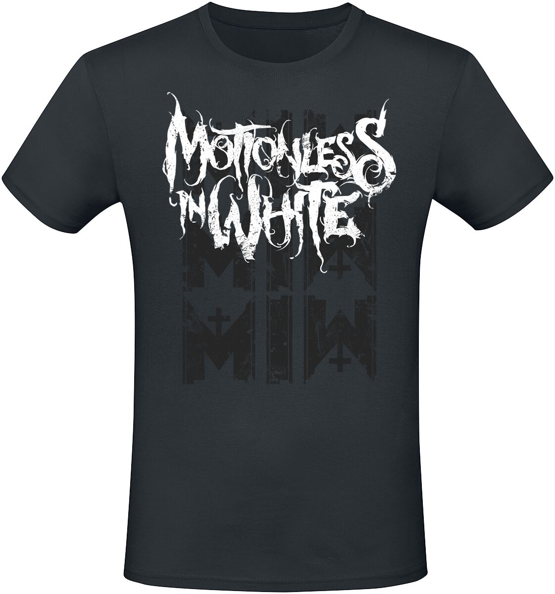 Motionless In White T-Shirt - Logo - L to XXL - for Men - black - 100% cotton T-Shirts Band Merchandise