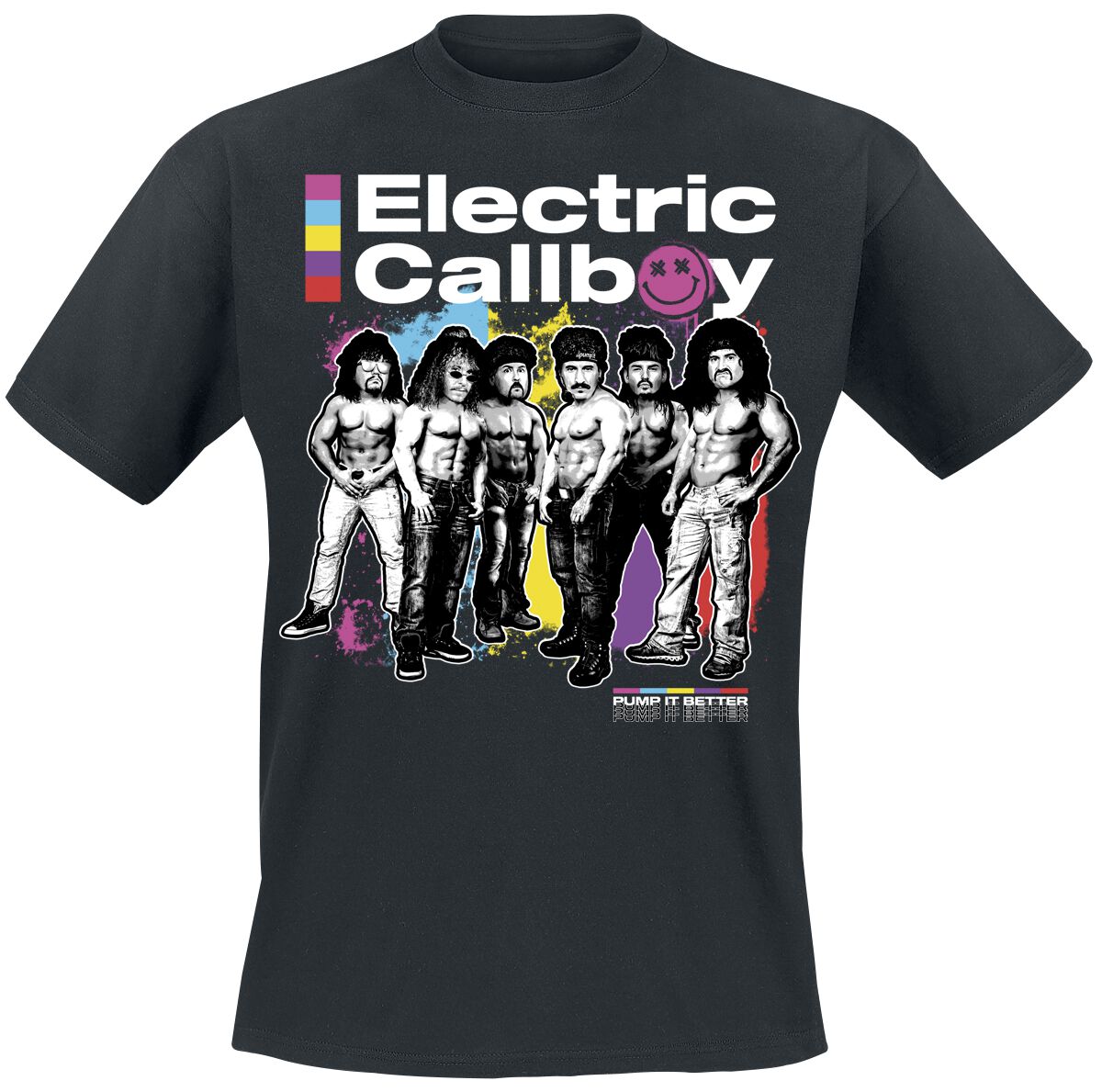 Electric Callboy T-Shirt - Pump It Better - S to 3XL - for Men - black - 100% cotton T-Shirts Band Merchandise