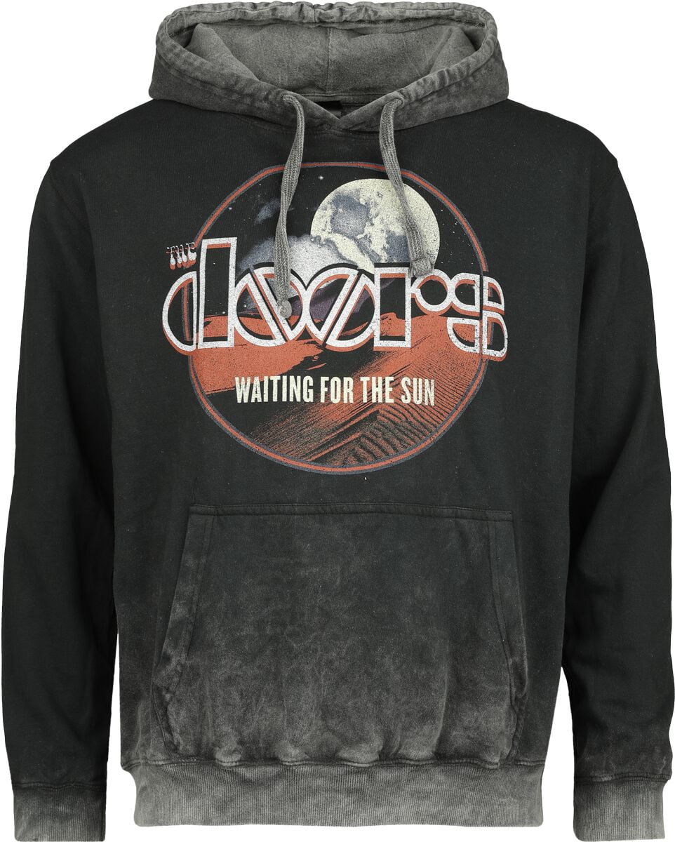 The Doors Hooded sweater - Waiting For The Sun - S to XXL - for Men - charcoal - 100% cotton Hooded sweaters & -jackets Band Merchandise