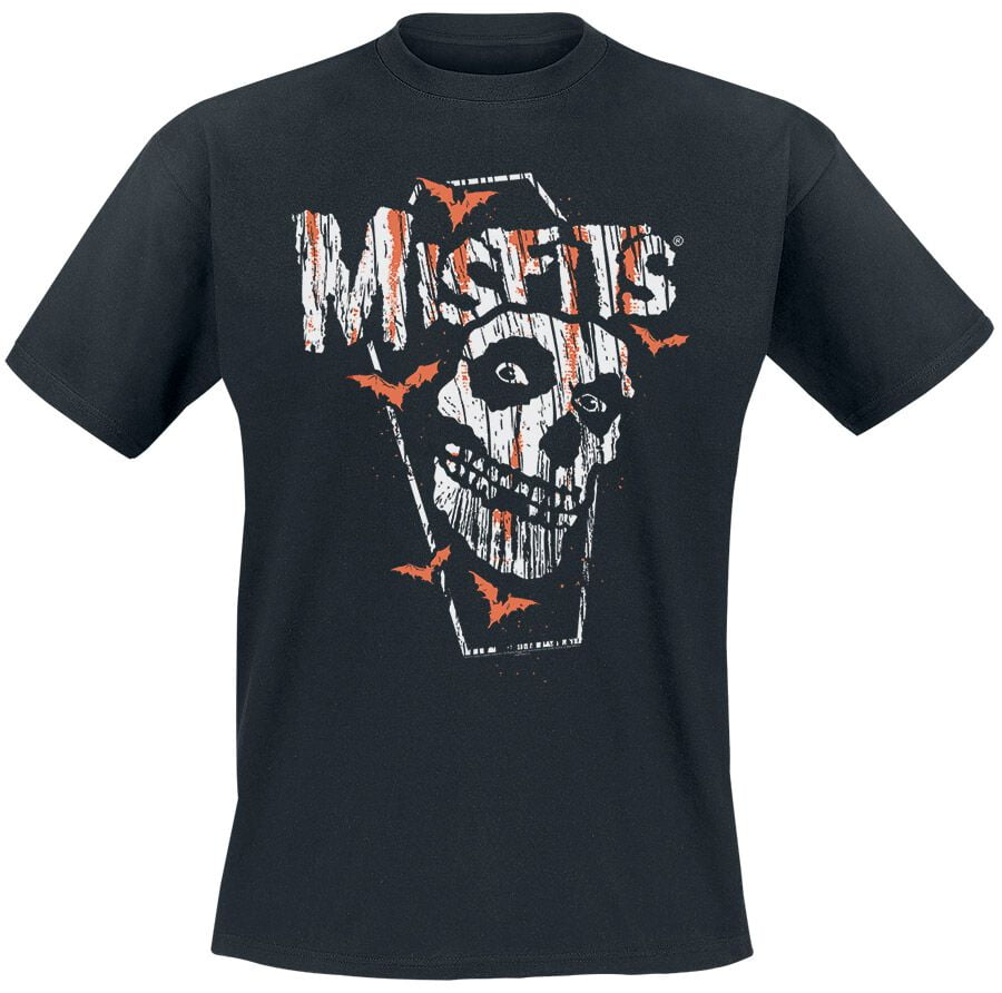 Misfits T-Shirt - Orange Bats - S to XXL - for Men - black - 100% cotton T-Shirts Band Merchandise