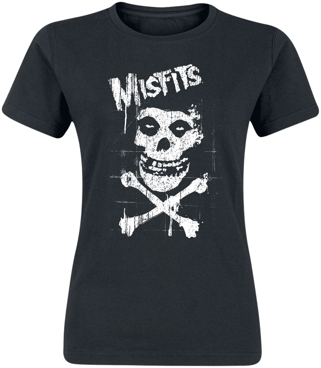 Misfits T-Shirt - Bones - S to XXL - for Women - black - 100% cotton T-Shirts Band Merchandise