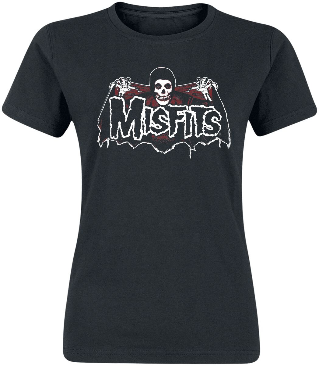 Misfits T-Shirt - Batfiend - S to XXL - for Women - black - 100% cotton T-Shirts Band Merchandise