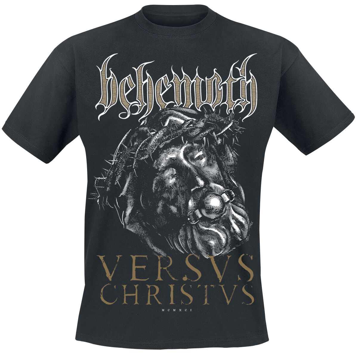 Behemoth T-Shirt - Versvs Christvs - S to 4XL - for Men - black - 100% cotton T-Shirts Band Merchandise