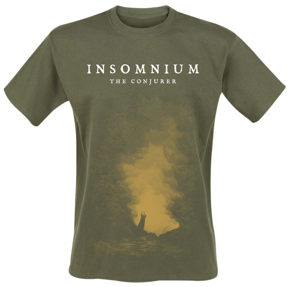 Insomnium T-Shirt - The Conjurer - S to XXL - for Men - olive - 100% cotton T-Shirts Band Merchandise