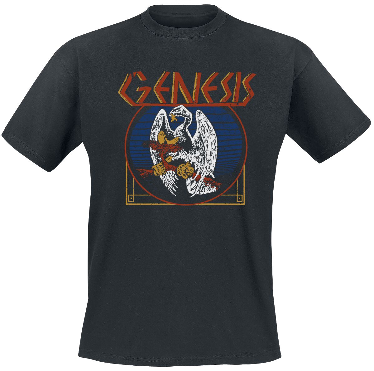 Genesis T-Shirt - Vulture - S to XXL - for Men - black - 100% cotton T-Shirts Band Merchandise