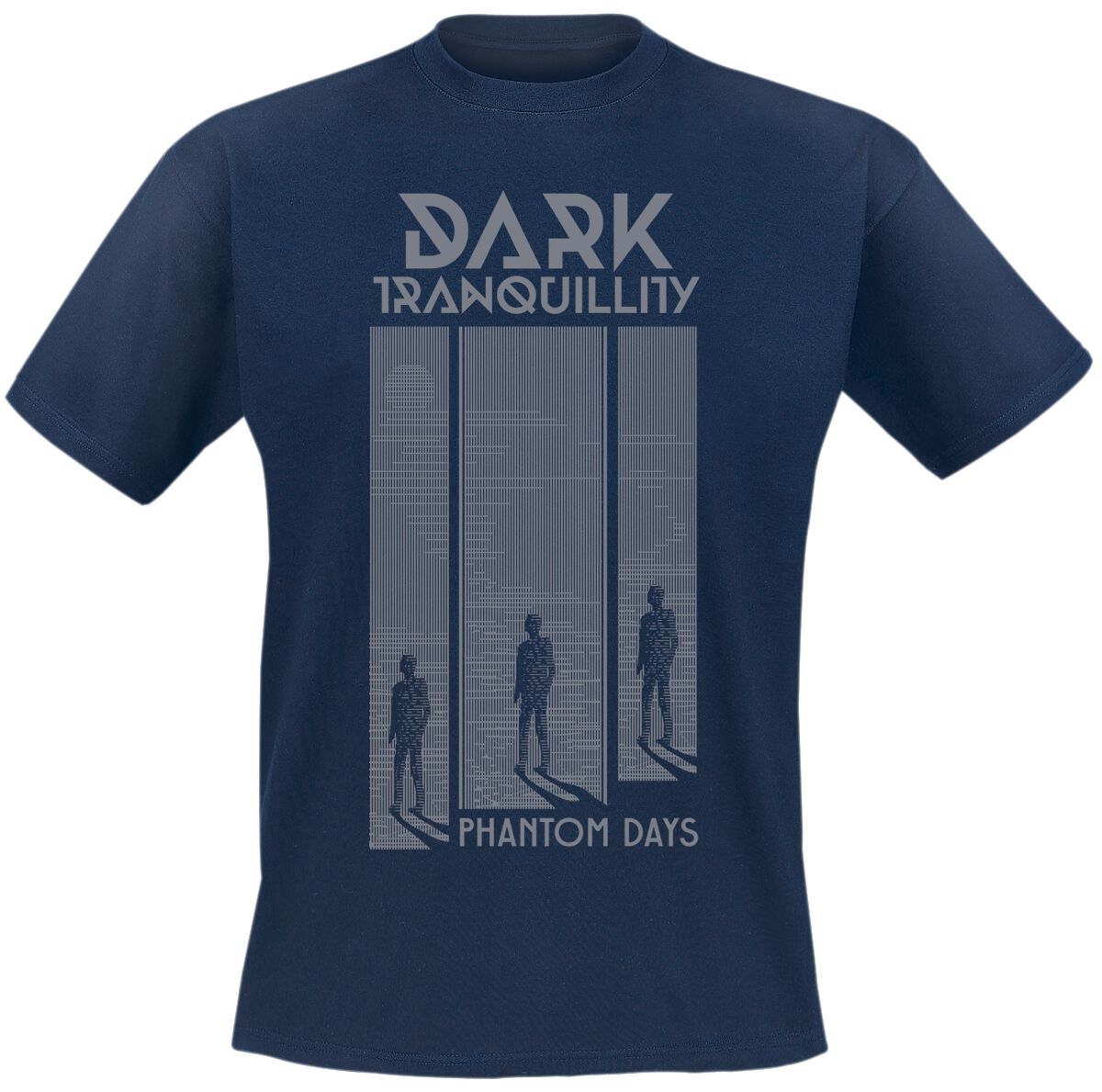 Dark Tranquillity T-Shirt - Phantom Days Monochrom - S to XXL - for Men - navy - 100% cotton T-Shirts Band Merchandise