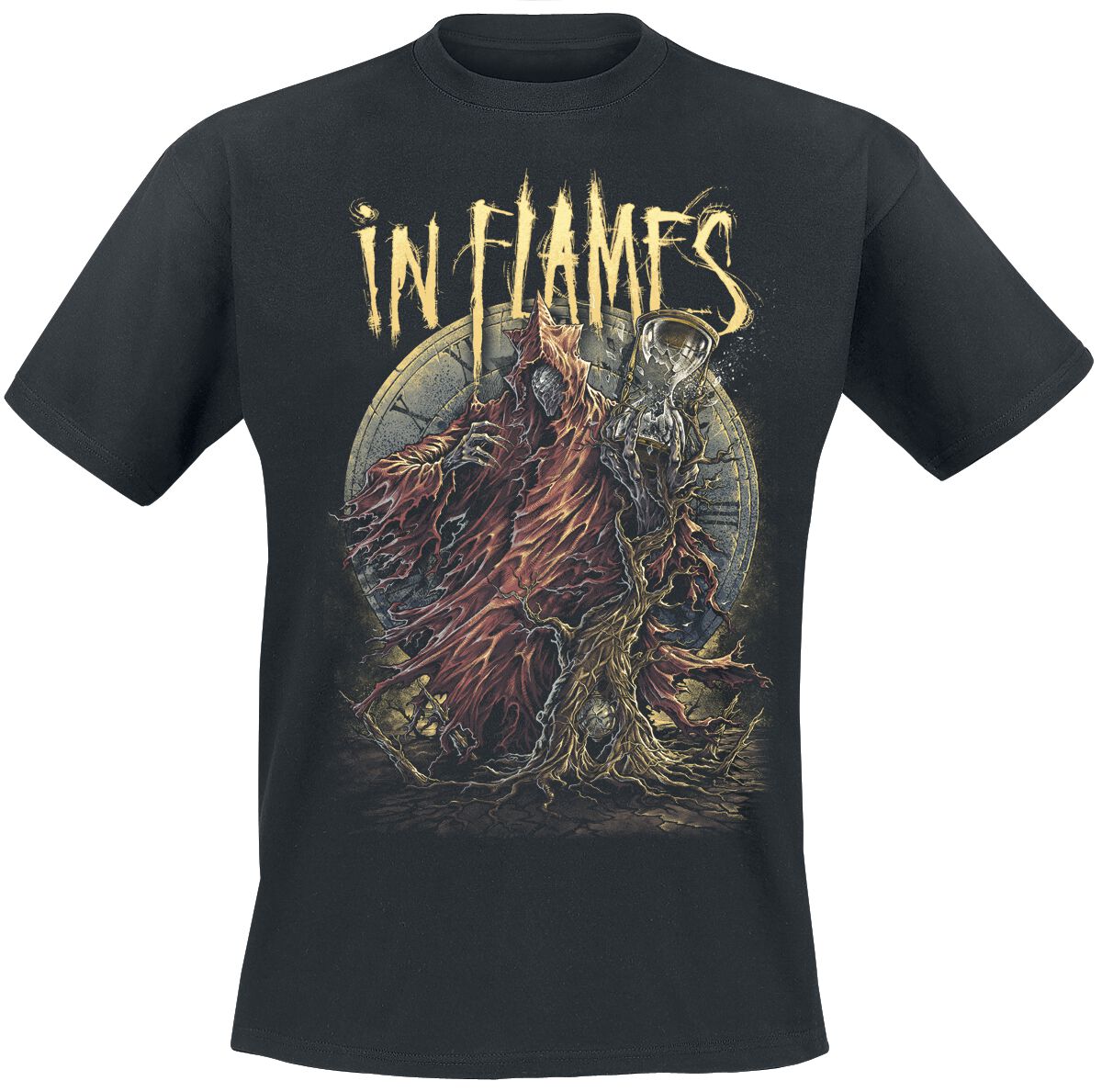 In Flames T-Shirt - End Of Time - S to 3XL - for Men - black - 100% cotton T-Shirts Band Merchandise