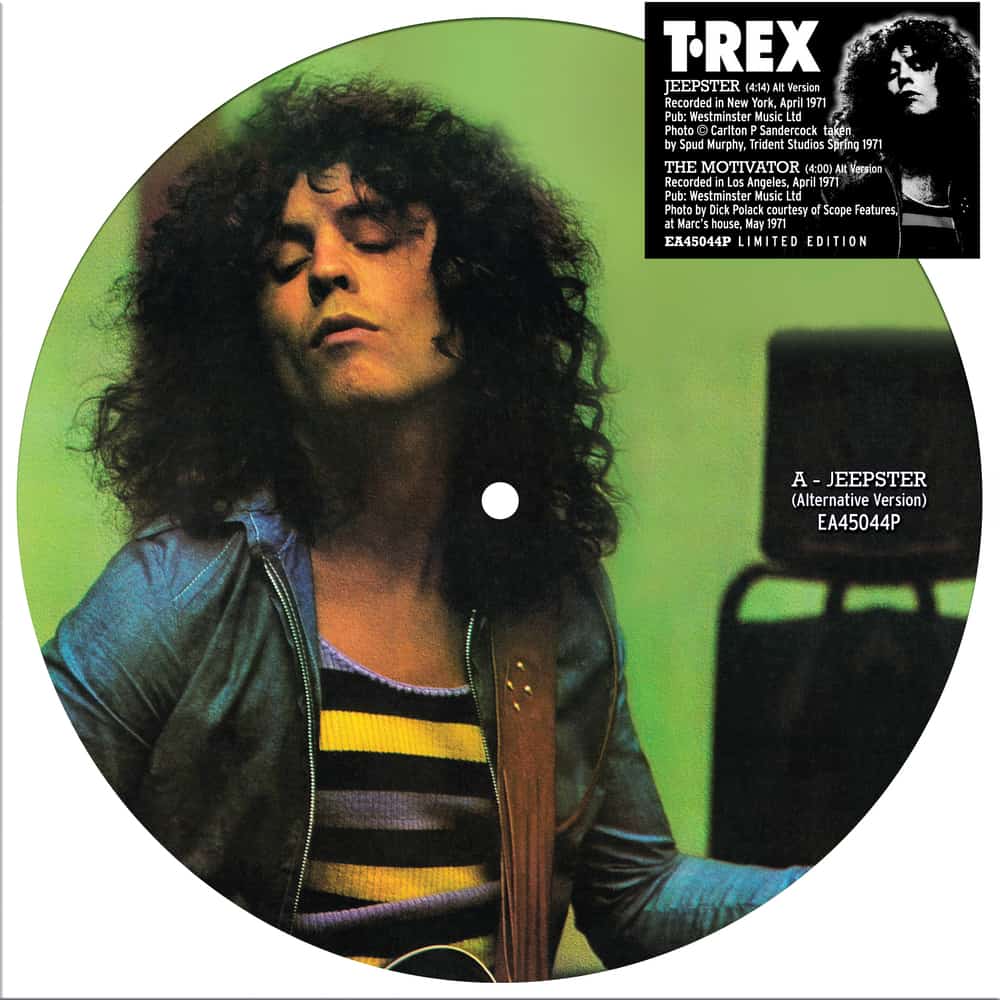 T. Rex - Jeepster Picture Disc 7 Inch