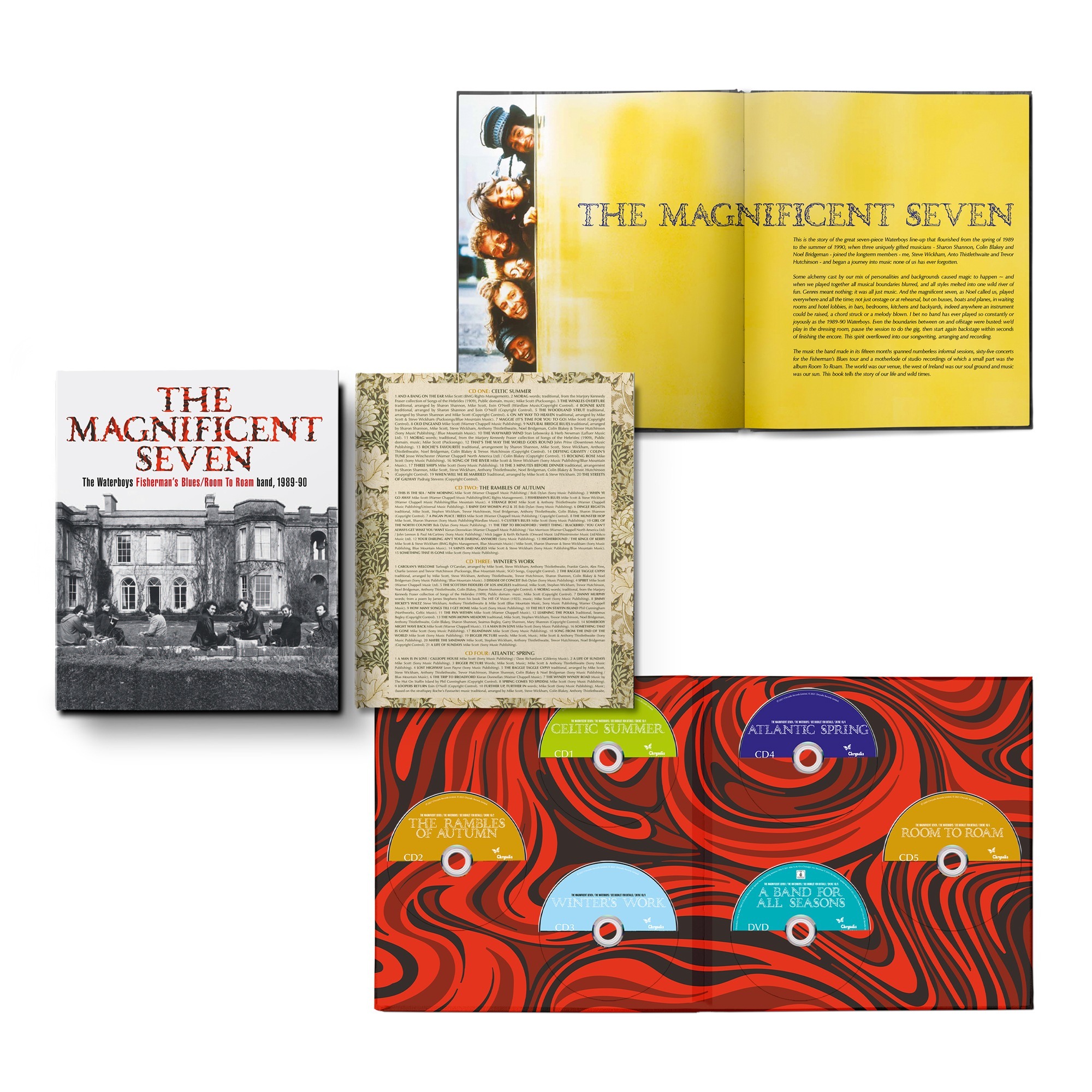 The Waterboys - The Magnificent Seven Deluxe 5CD1DVD-Book Boxset