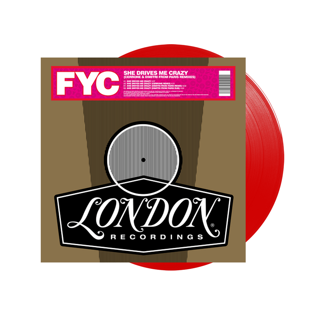 Fine Young Cannibals - She Drives Me Crazy feat Cerrone & Dimitri From Paris RSD 2021 Red 12-Inch Vinyl