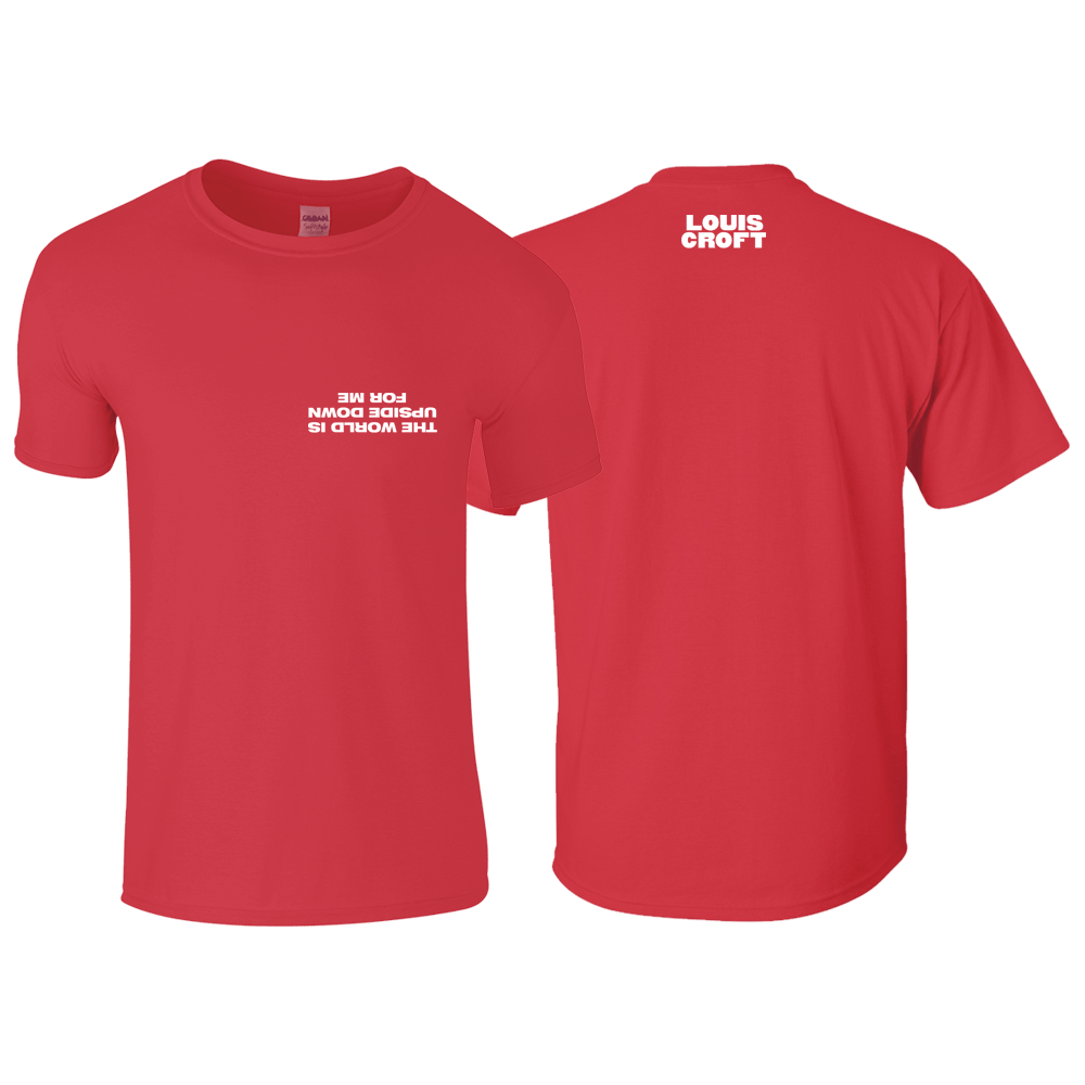 Louis Croft - Red Upside Down T-Shirt