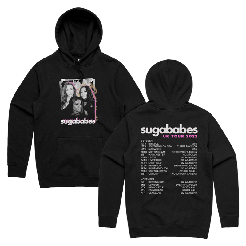 Sugababes - Photo Collage UK 2022 Black Hoodie