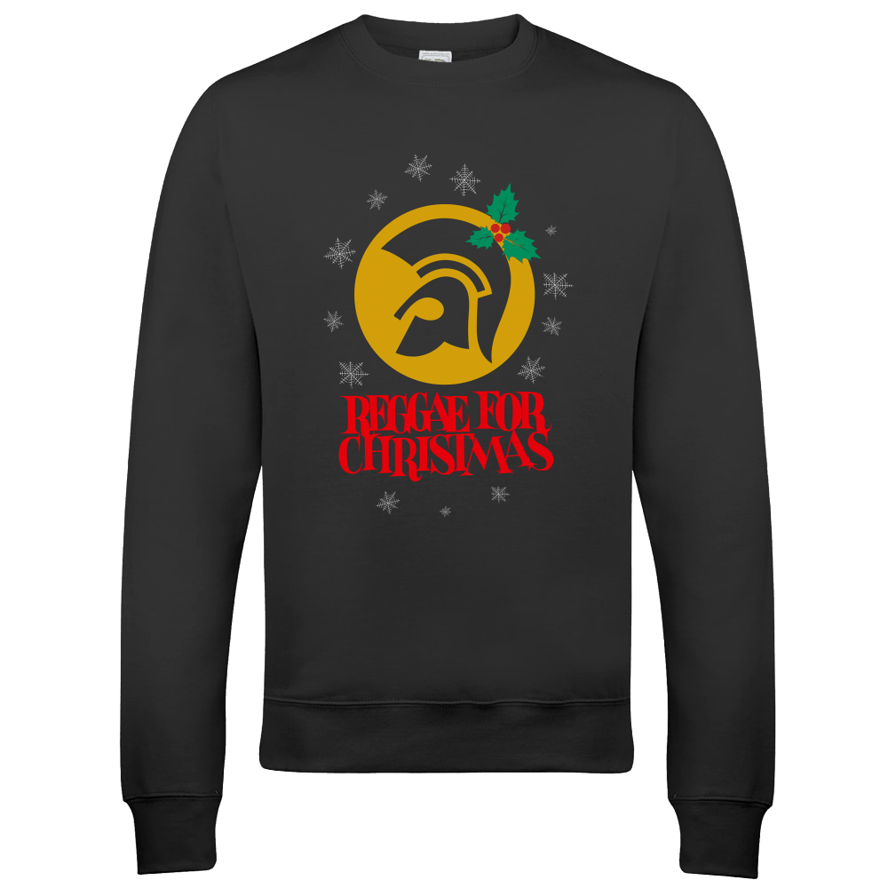 Trojan Records Store - Reggae For Christmas Black Sweatshirt