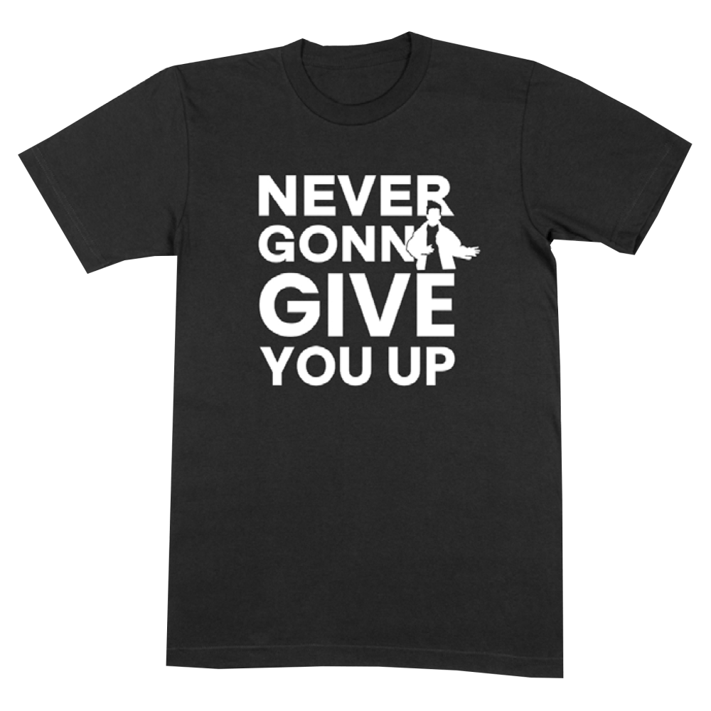 Rick Astley - Never Gonna Give You Up Black T-Shirt