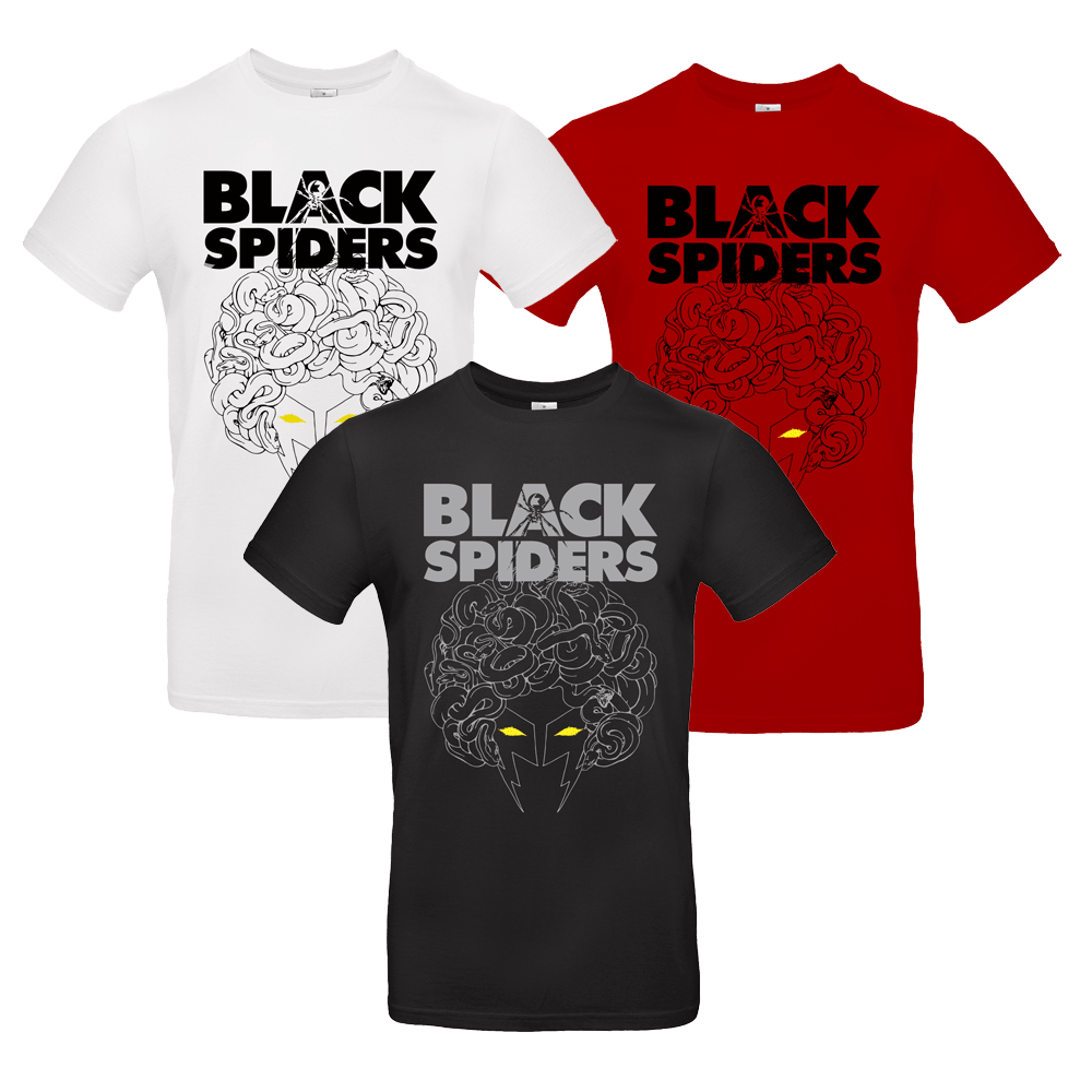 Black Spiders - Can't Die, Won't Die T-Shirt